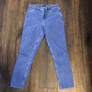 Abercrombie high rise slim blue denim